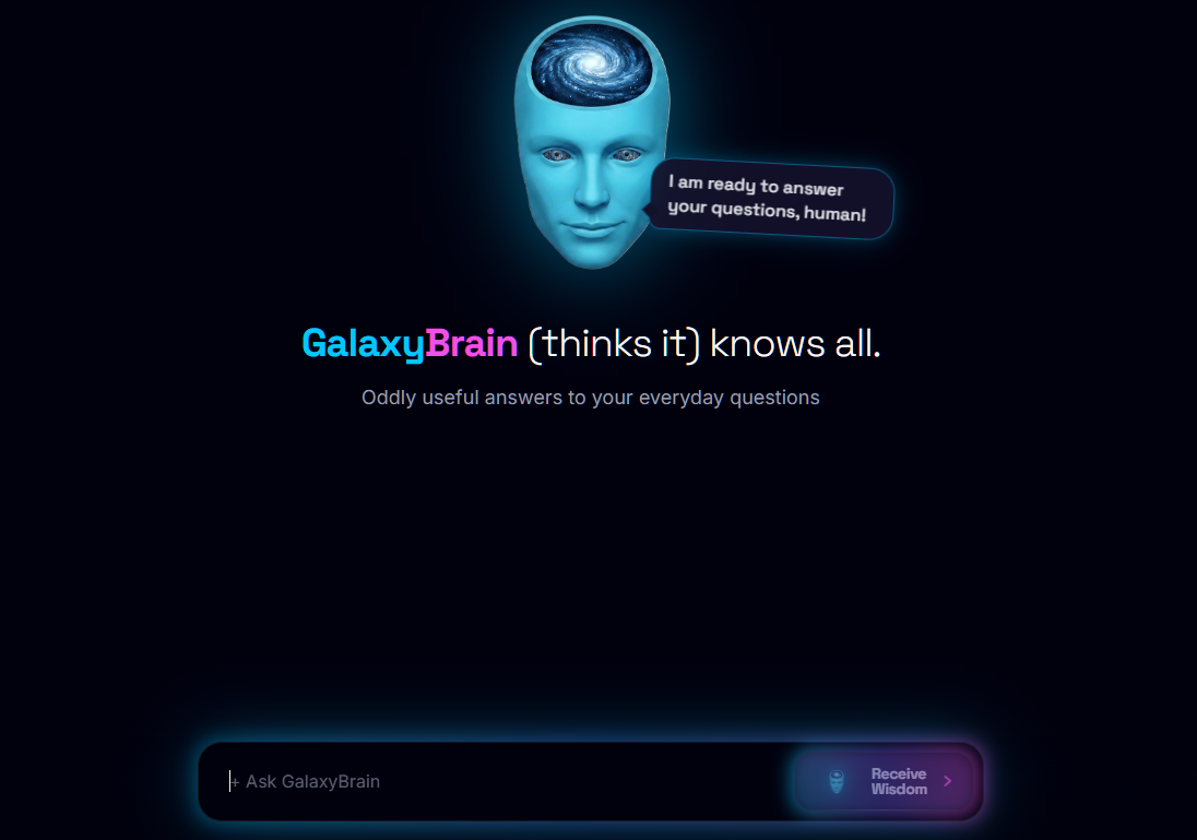 GalaxyBrain homepage